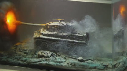 WW2 Tiger Tank Resin Lamp